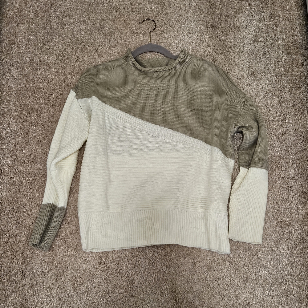 SHEIN Cream Knit Sweater
